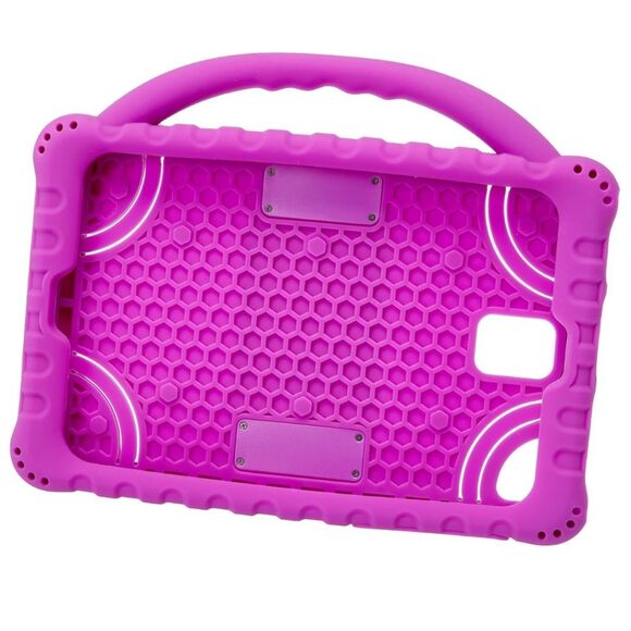 onn. Purple 8in Silicone Universal Tablet Case With Built-in Viewing Stand - Picture 1 of 10